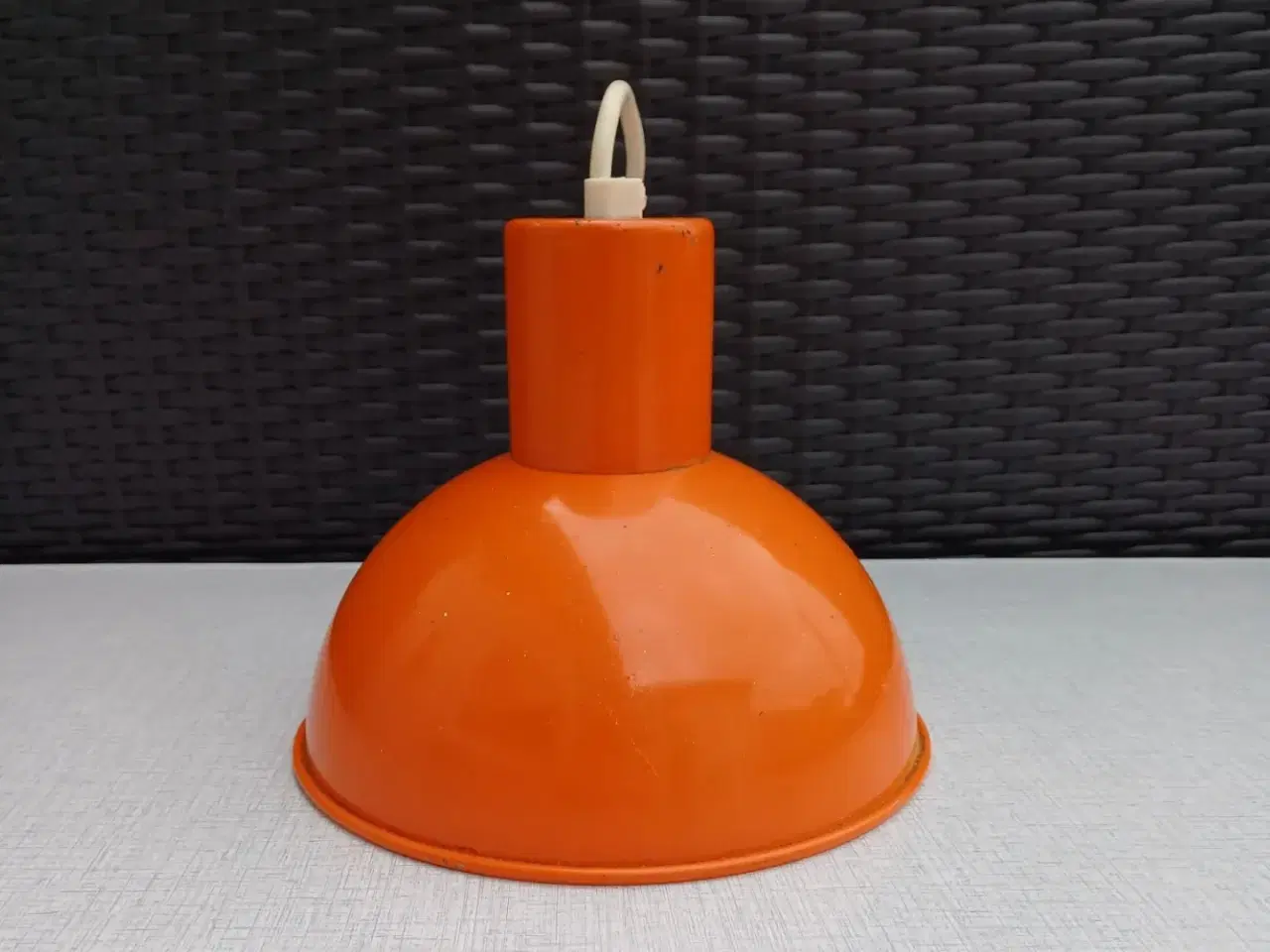 Billede 3 - Orange retro loftslampe.