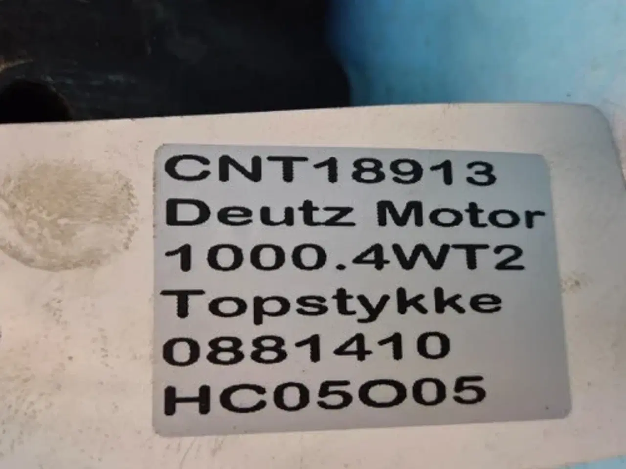 Billede 14 - Deutz 1000.4WT2 Topstykke 0441410