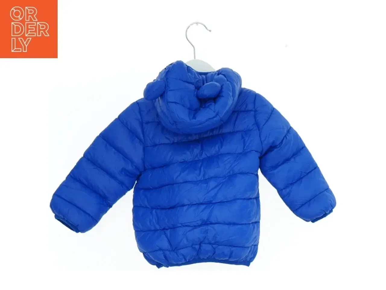 Billede 2 - Blå børnevinterjakke med hætte (str. 80)