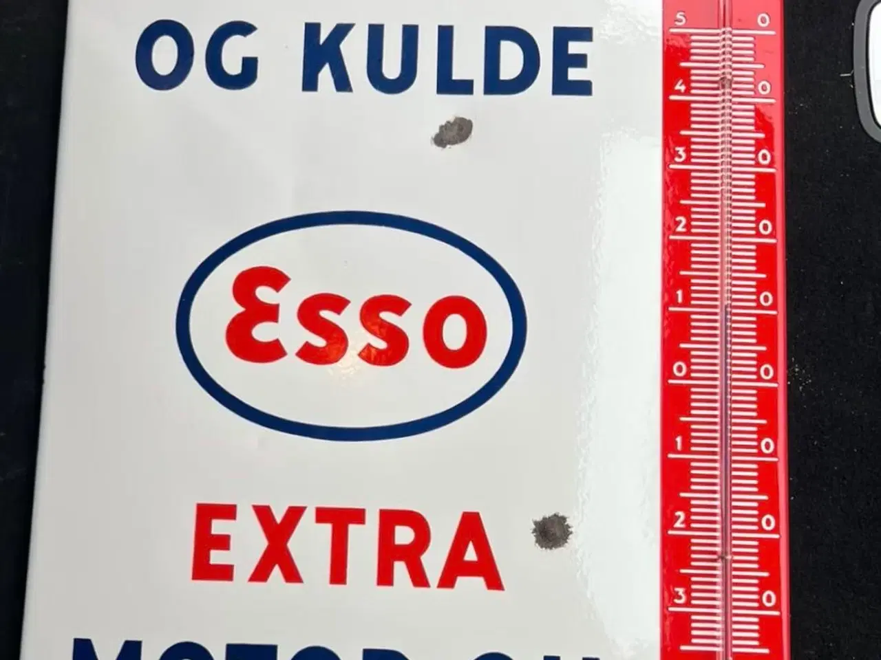 Billede 1 - Esso emalje termometer skilt