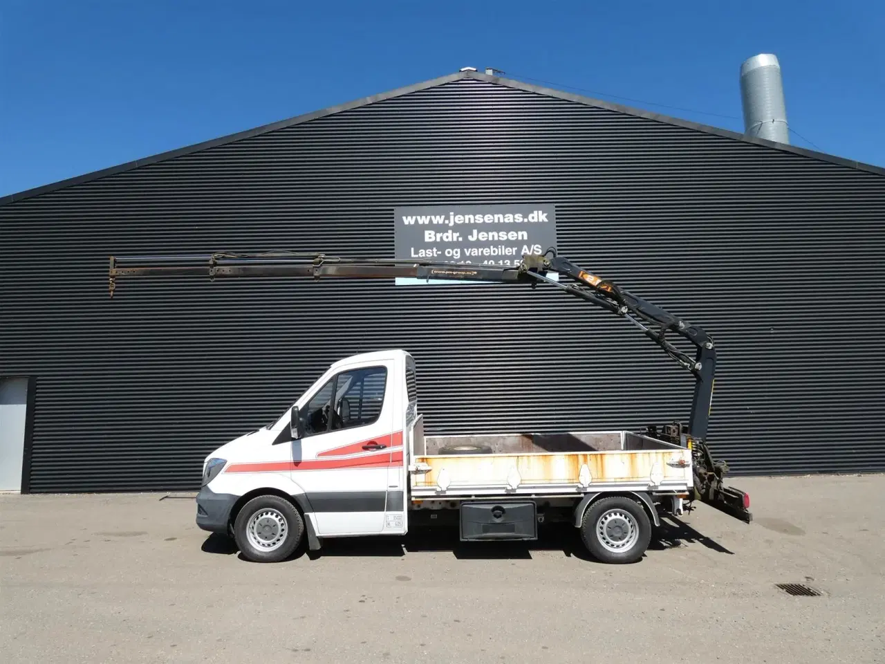 Billede 1 - Mercedes-Benz Sprinter 316 KRANBIL 2,1 CDI R3 163HK Ladv./Chas. Man.