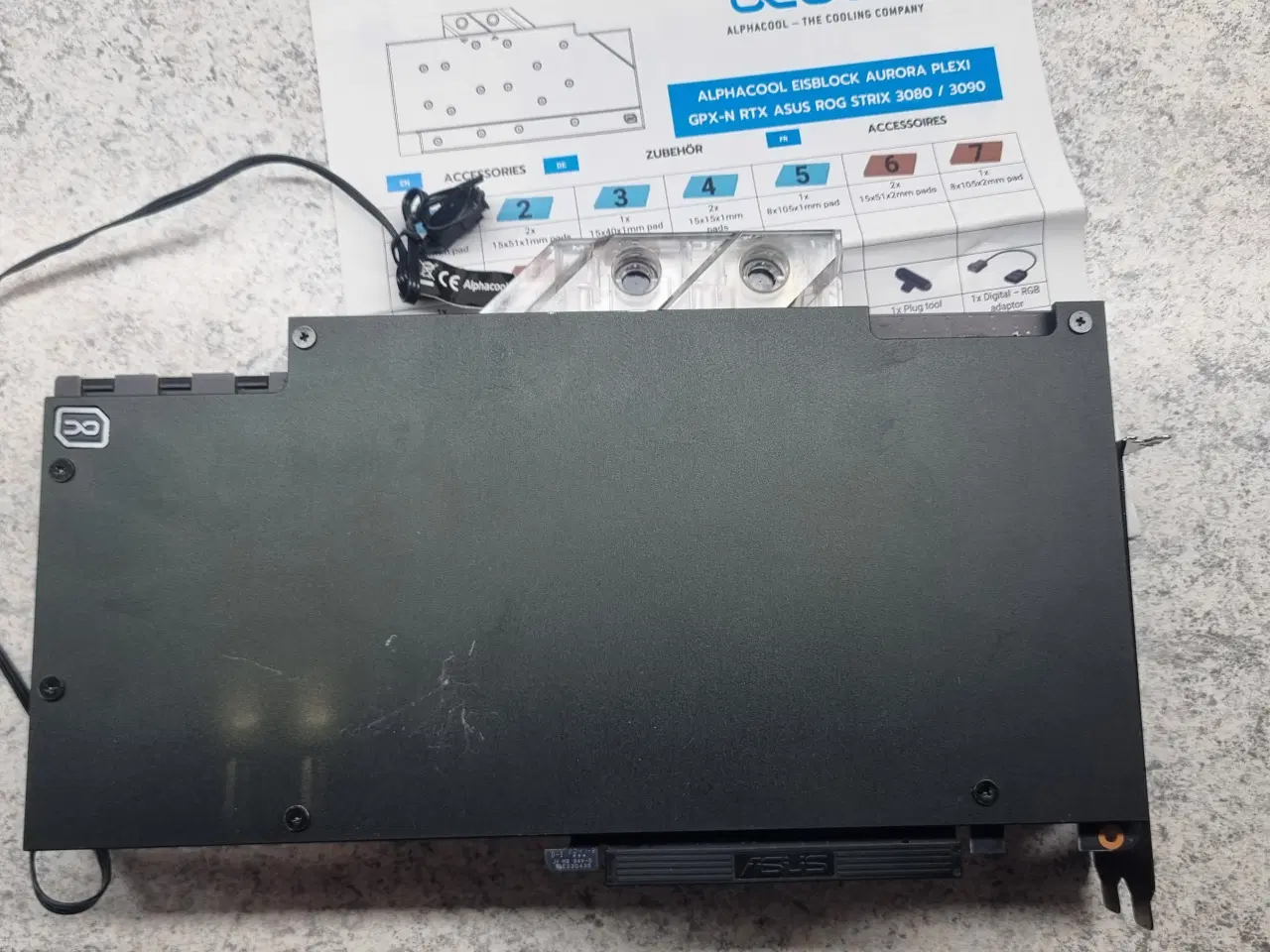 Billede 4 - ASUS RTX 3080 TUF med AlphaCool vandblok
