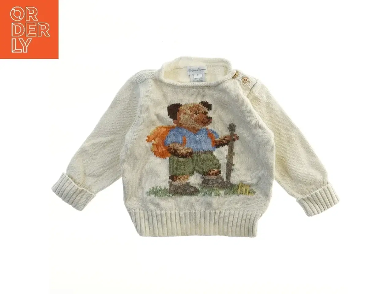 Billede 1 - Børnesweater med dyremotiv fra Ralph Lauren (str. 68)