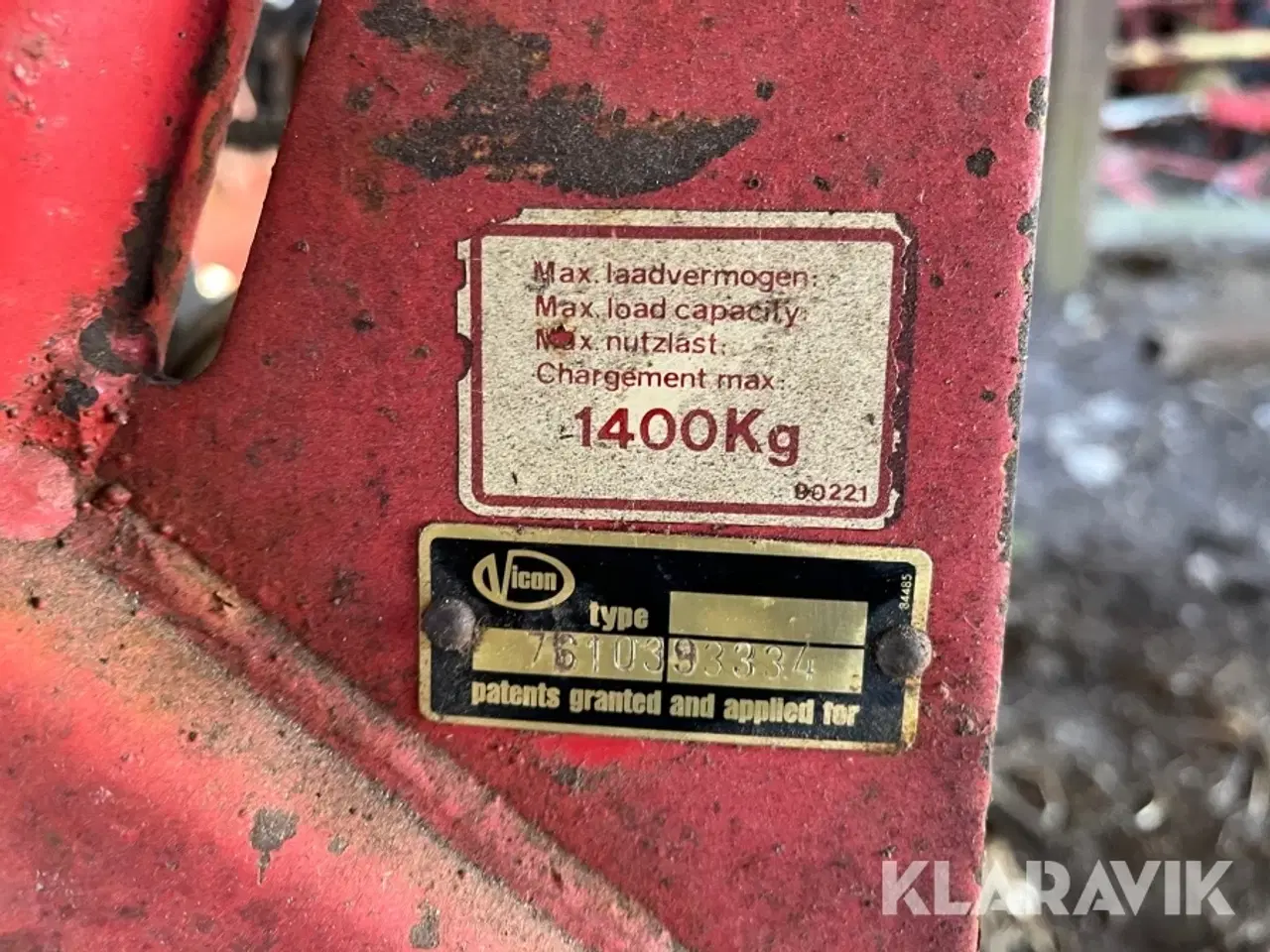 Billede 5 - Gødningsspreder Vicon