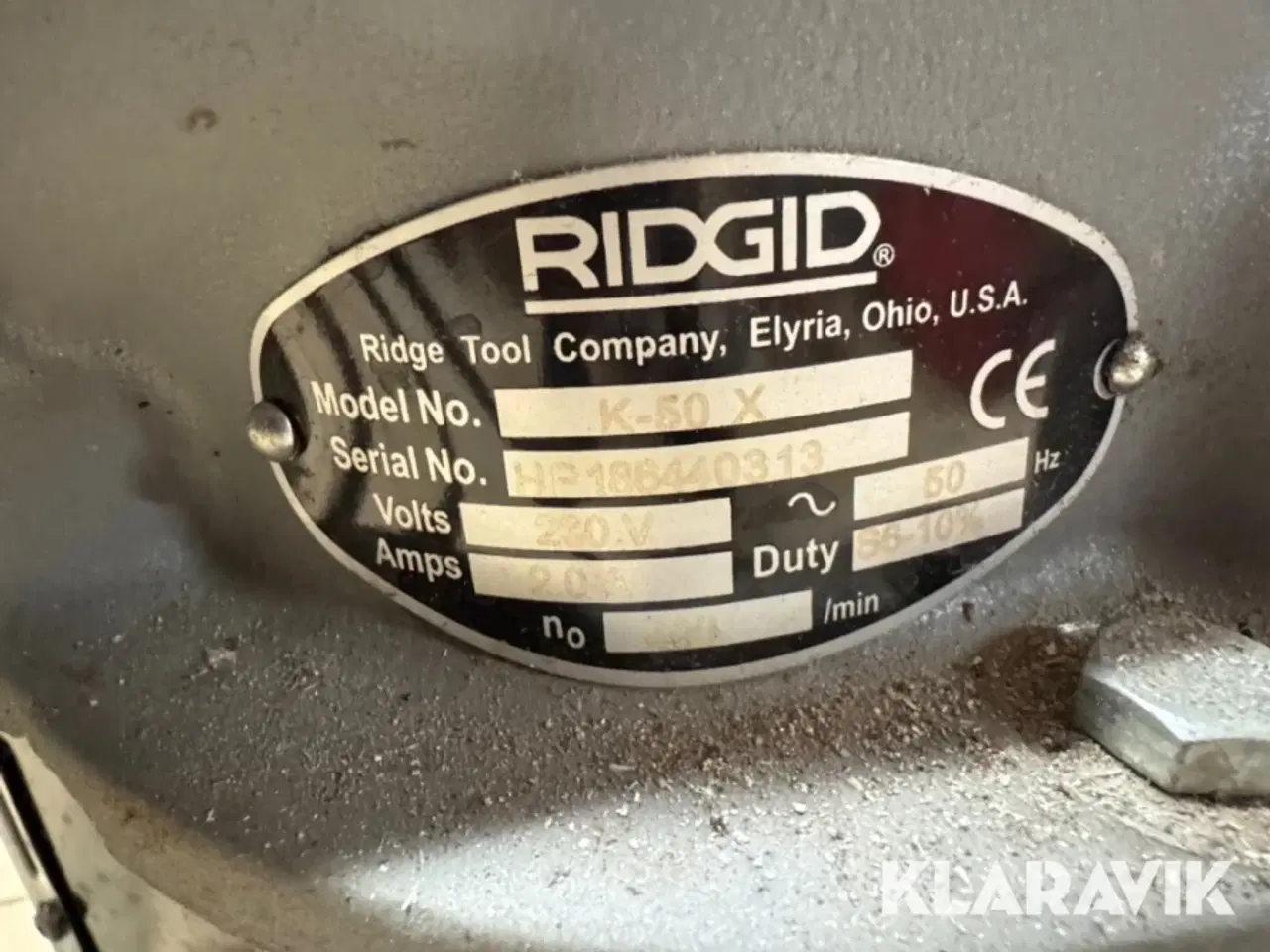Billede 4 - Kloakrenser Ridgid K-50 X