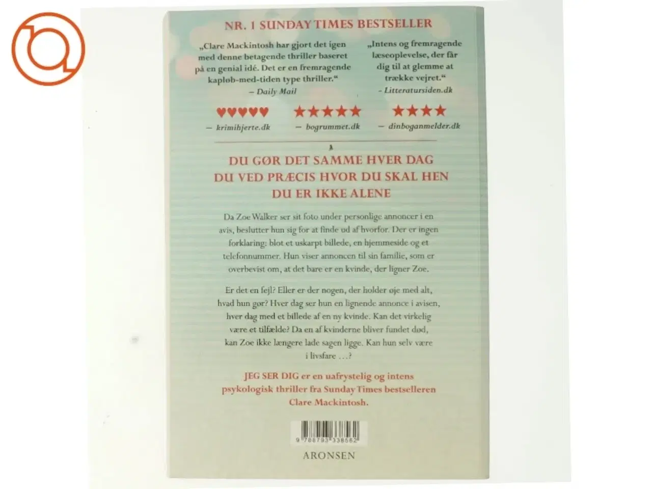 Billede 3 - Jeg ser dig af Clare Mackintosh