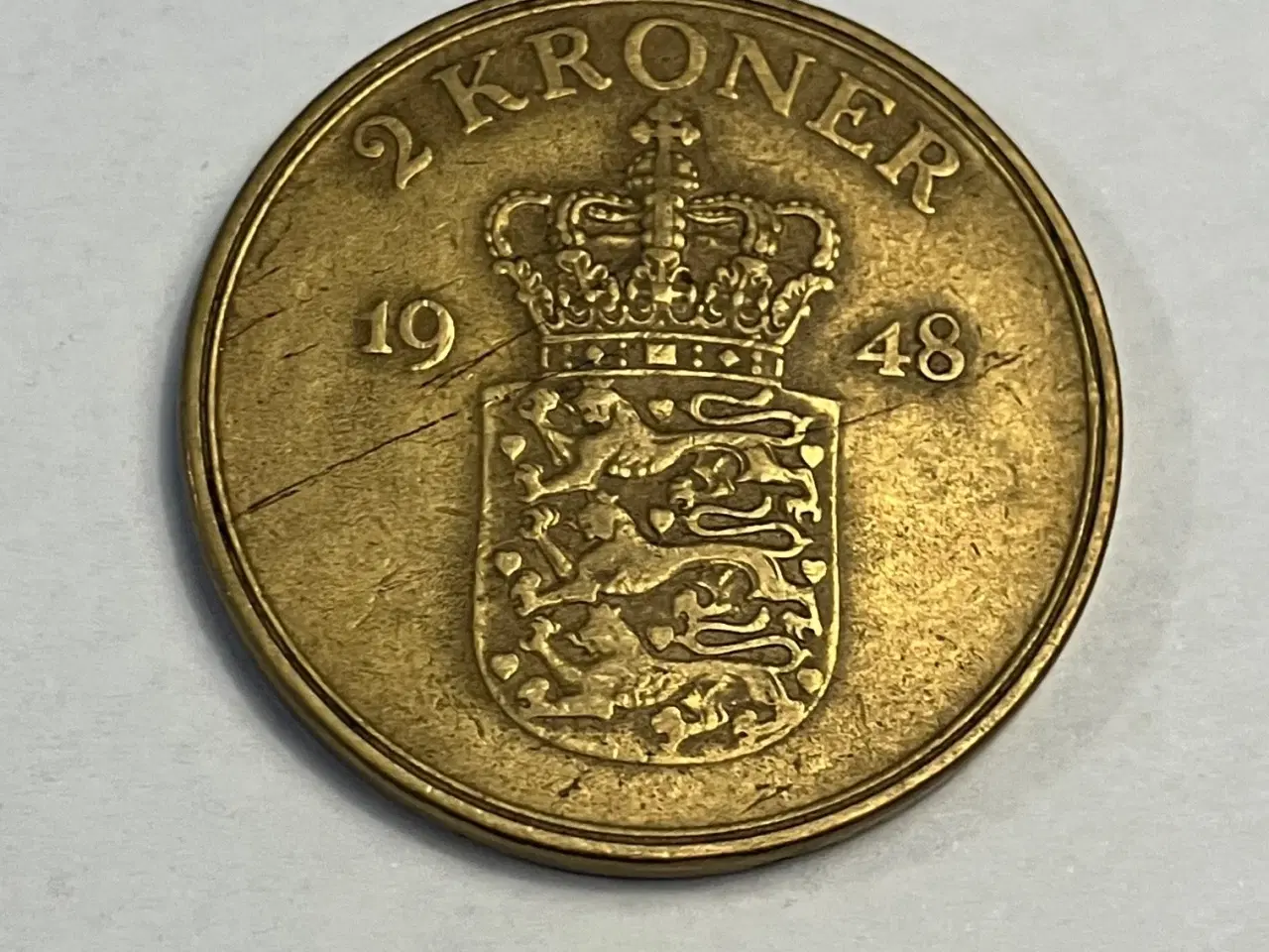 Billede 1 - 2 kroner 1948 Danmark
