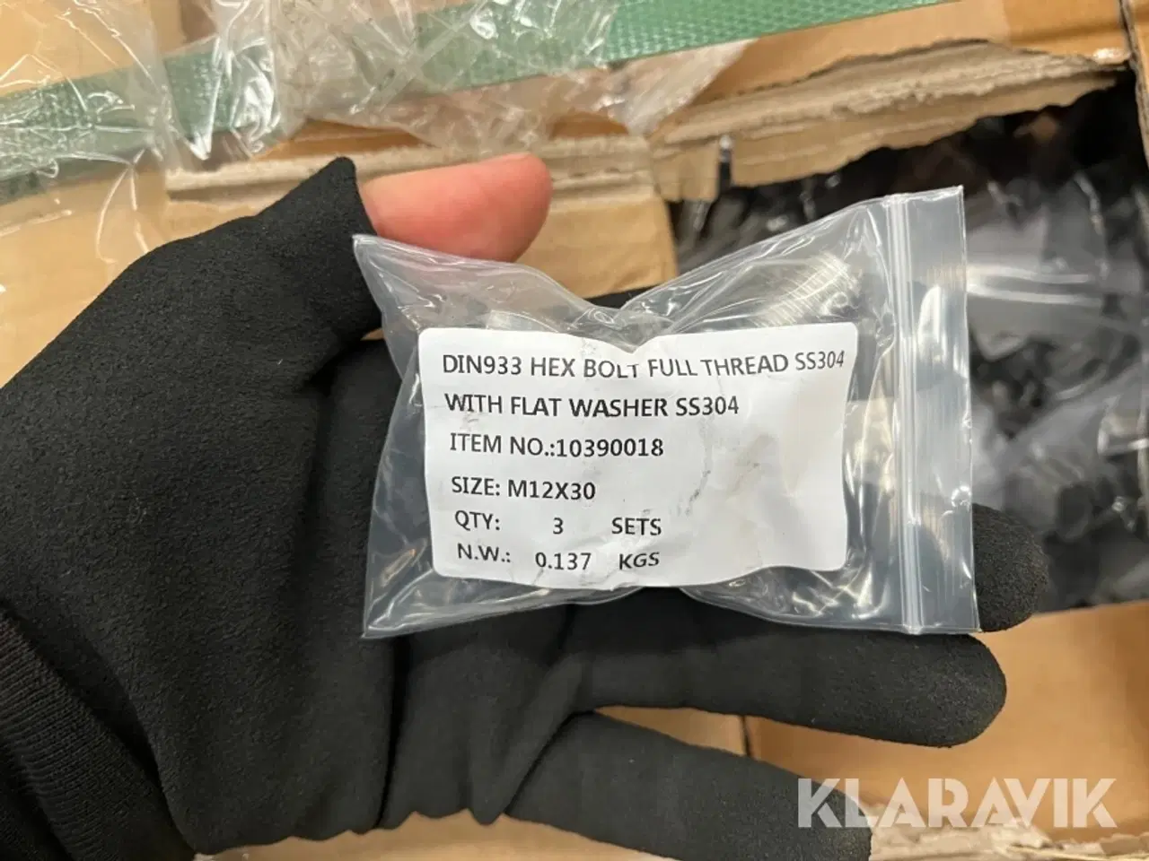 Billede 10 - Sætskruer med løs skive A2 M12x30 mm 7500 styk