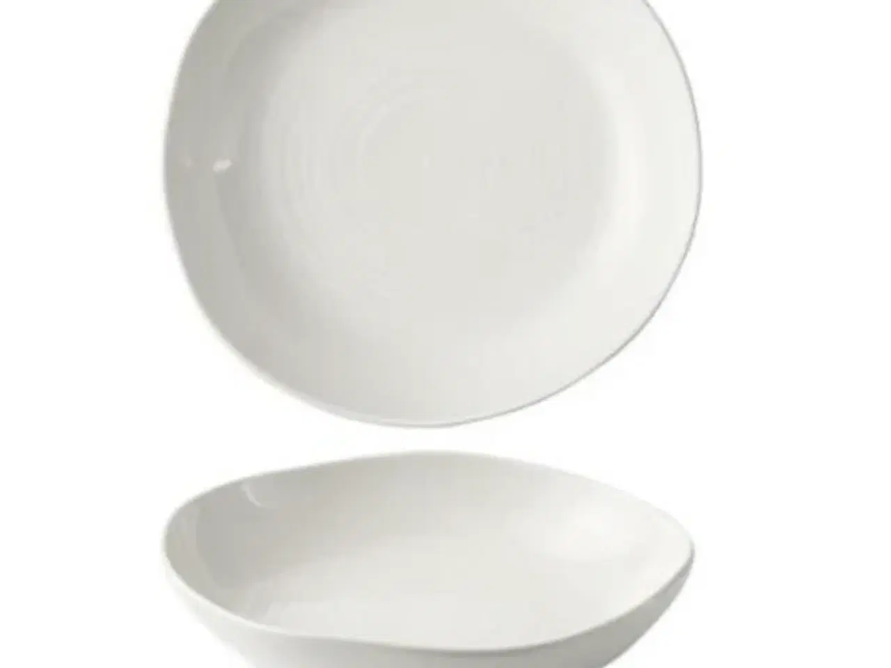 Billede 1 - 12 stk. Tallerken ergonomisk hvid 250 mm Envisage Natural Churchill (Brugt)