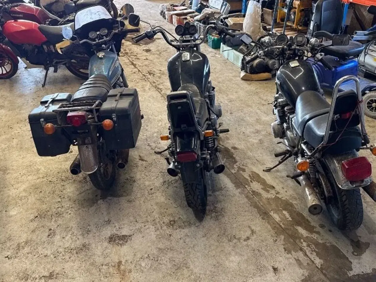 Billede 3 - Honda, Kawasaki og Kawasaki 3 stk. Klassiske MC-projekter