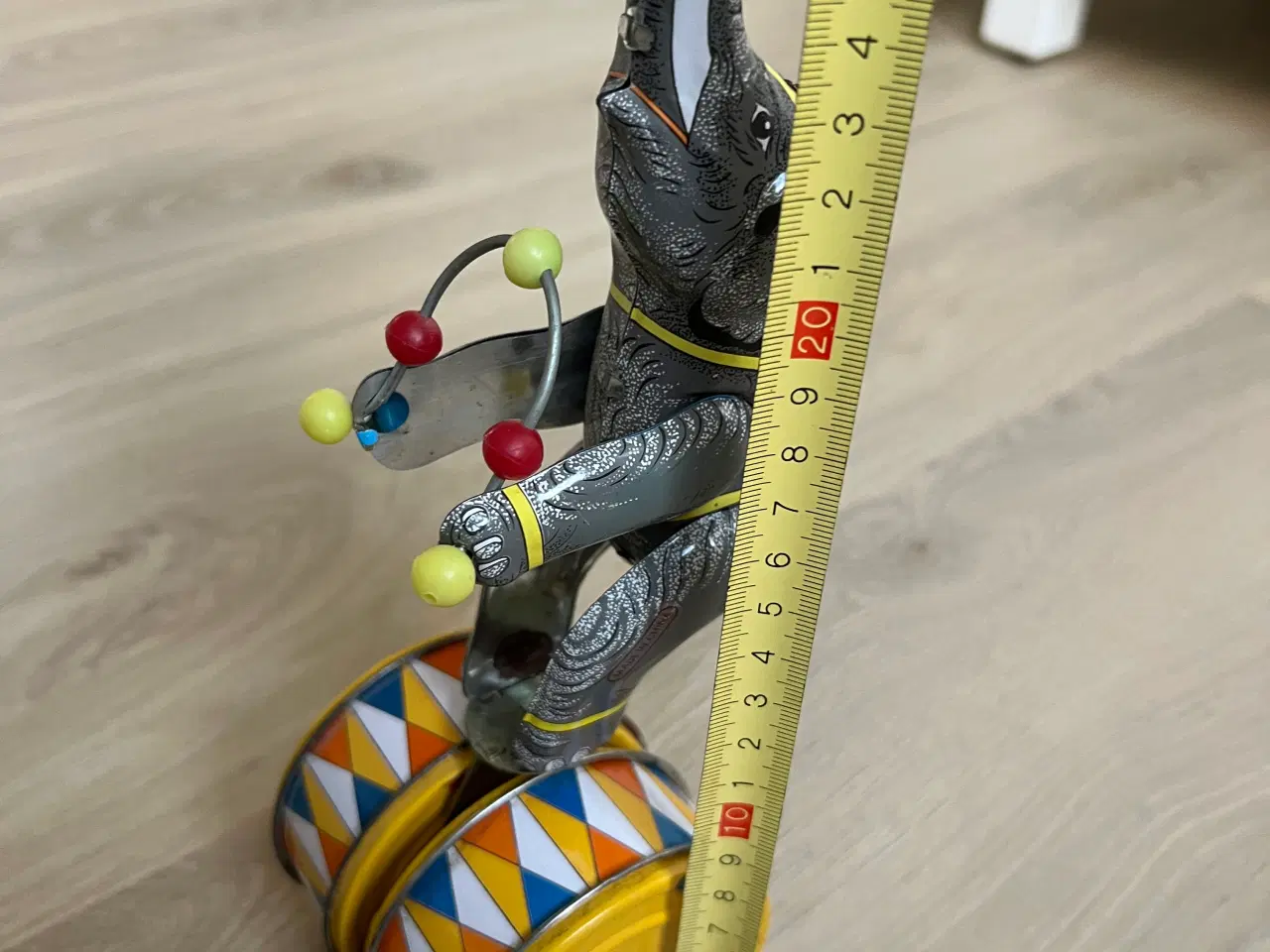 Billede 6 - Elefant på tromme blikfigur