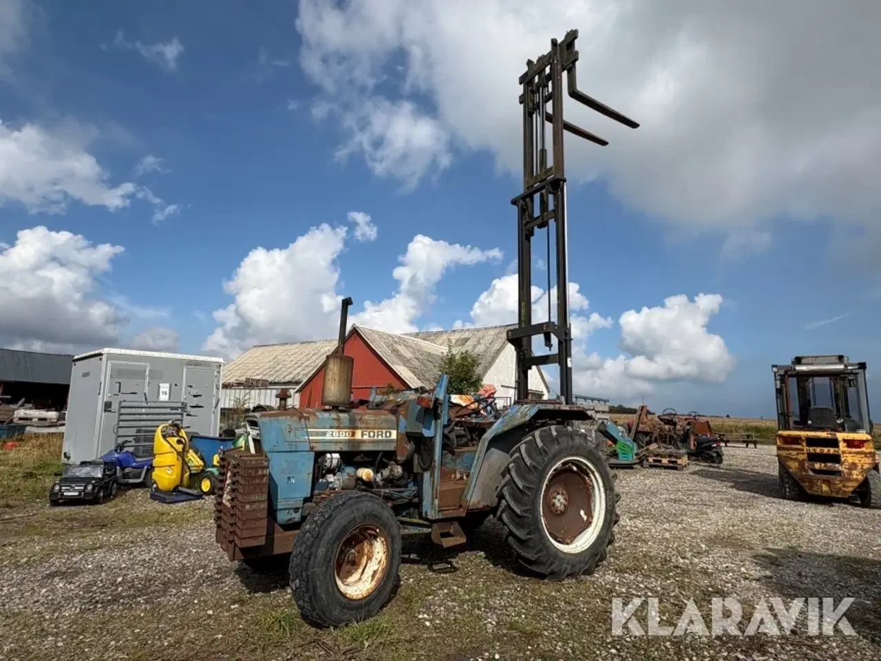 Billede 1 - Traktor Ford 2600 med byggelift