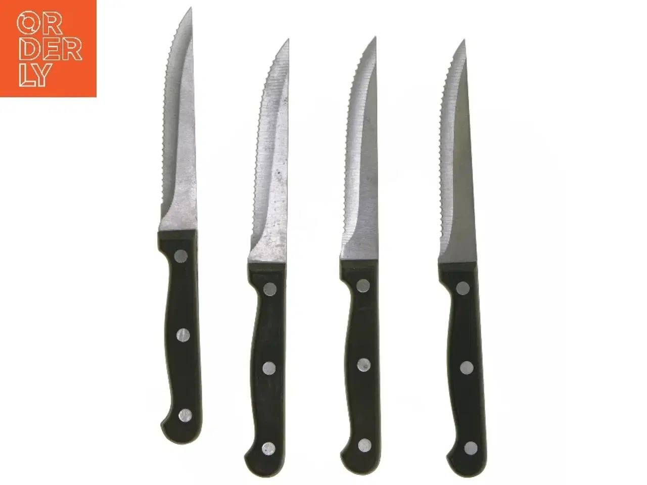 Billede 1 - Sæt med fire nye bøfknive (str. 4 stk 21,5 cm)