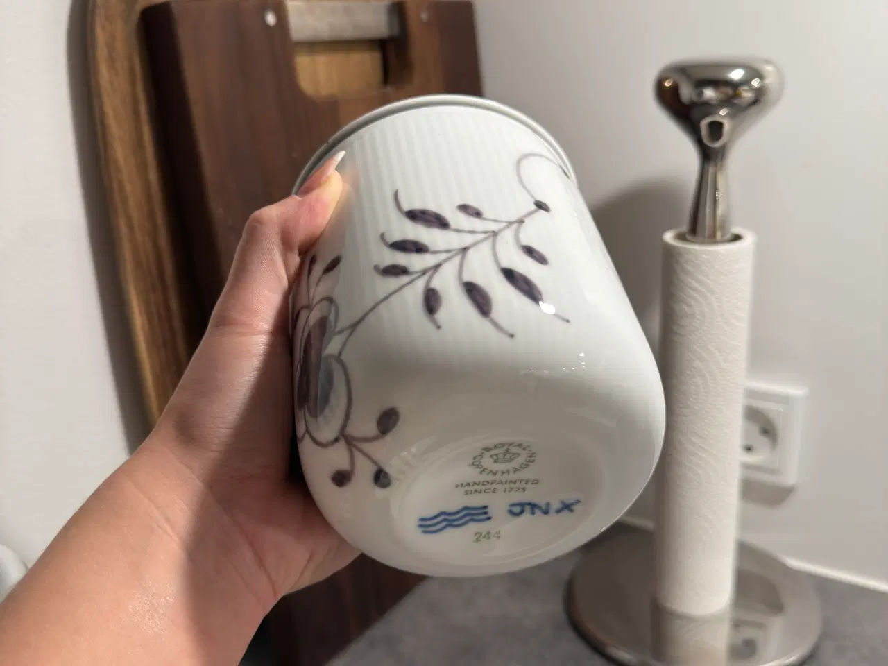 Billede 5 - Royal Copenhagen – Sort Mega Riflet – BYD 