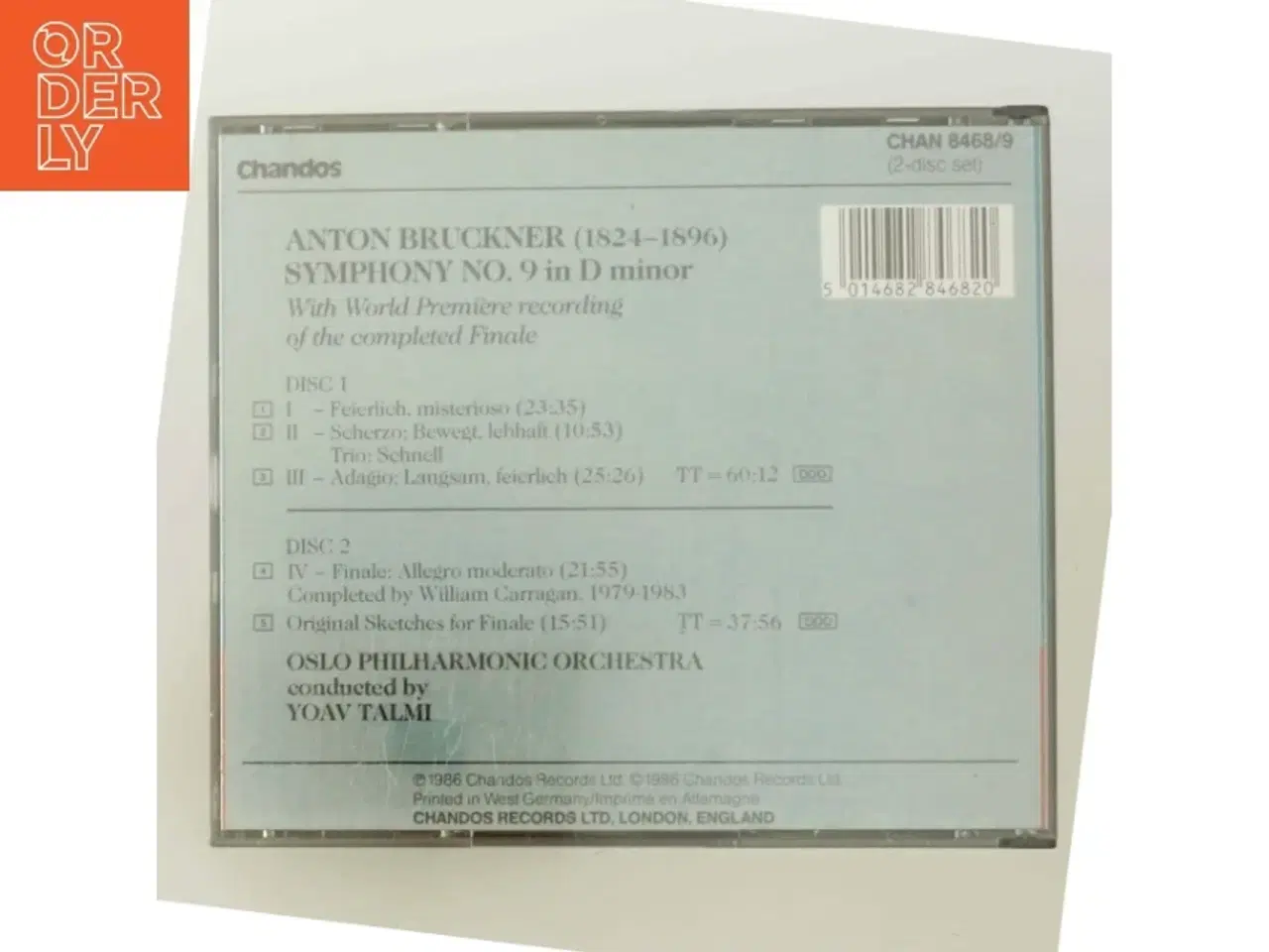 Billede 3 - Bruckner: Symphony No. 9 in D minor (DVD)