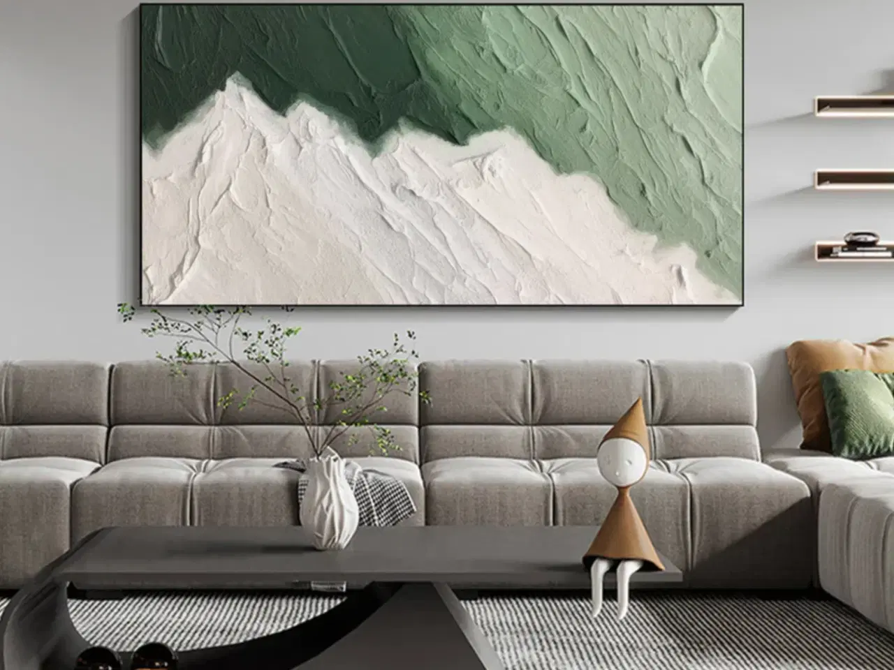 Billede 5 - Stort maleri 95 x 200 cm (Gratis levering)