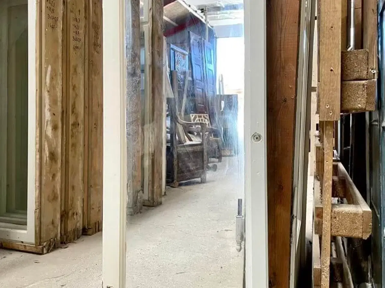 Billede 1 - Smukt, blæst glas i forsatsramme