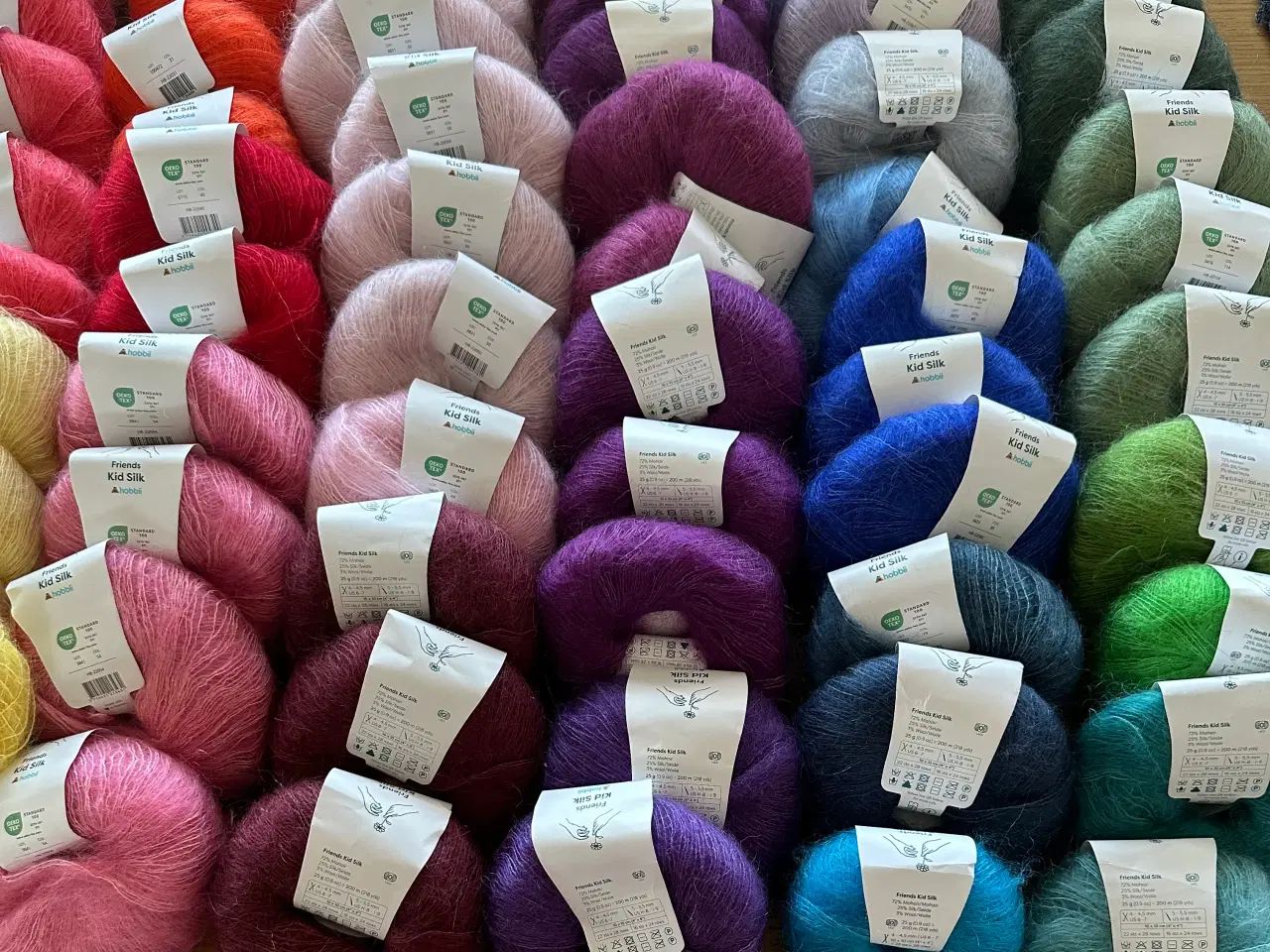 Billede 3 - 90 x kid Silk ( 2250 g. ) . Røgfrit