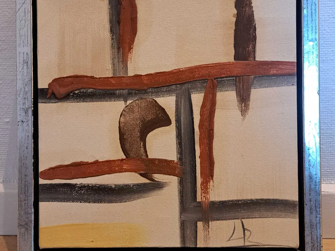 Billede 1 - 2 malerier 28x28 cm