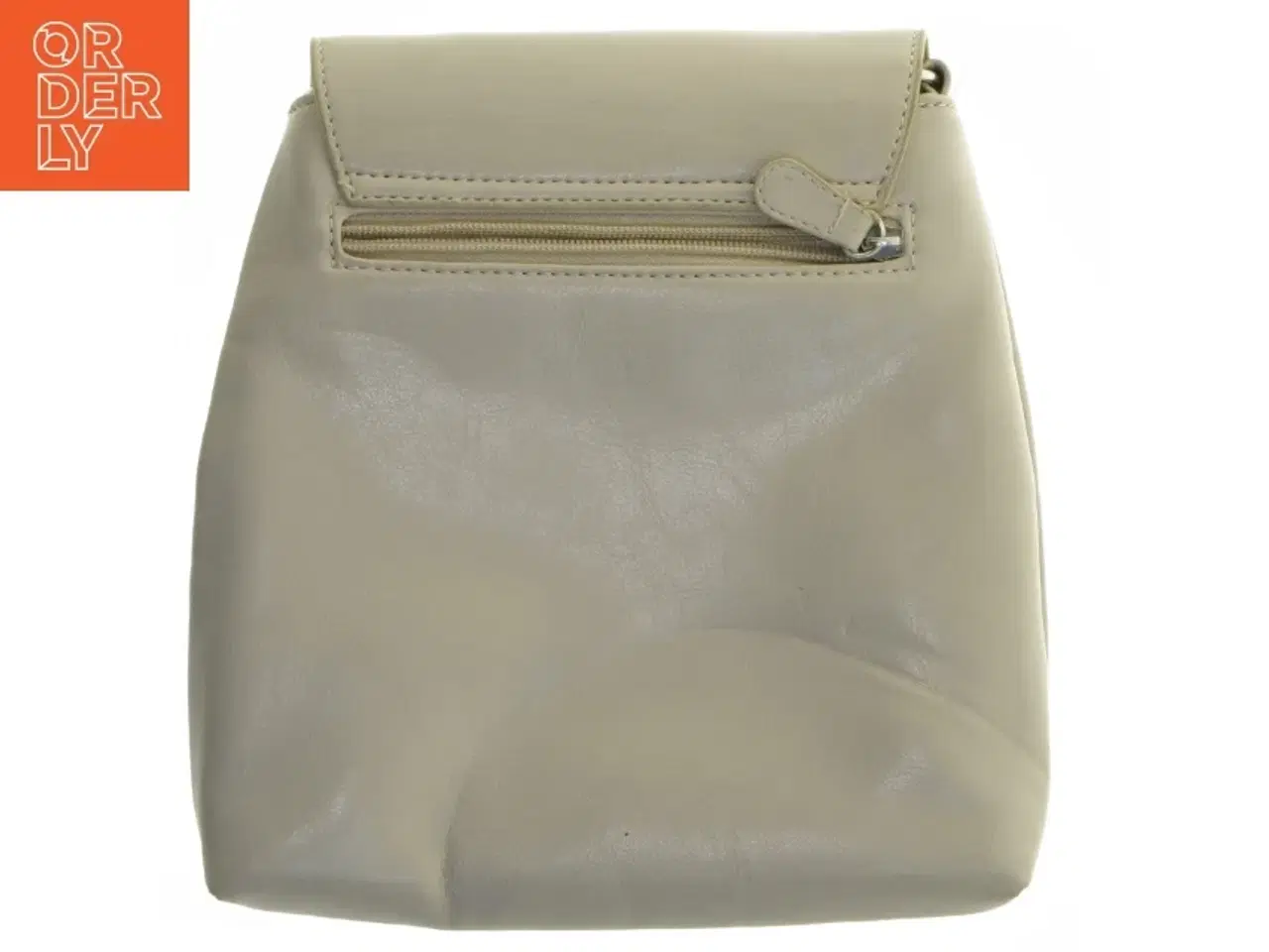 Billede 2 - Lysebrun skuldertaske (str. 25x23 cm)