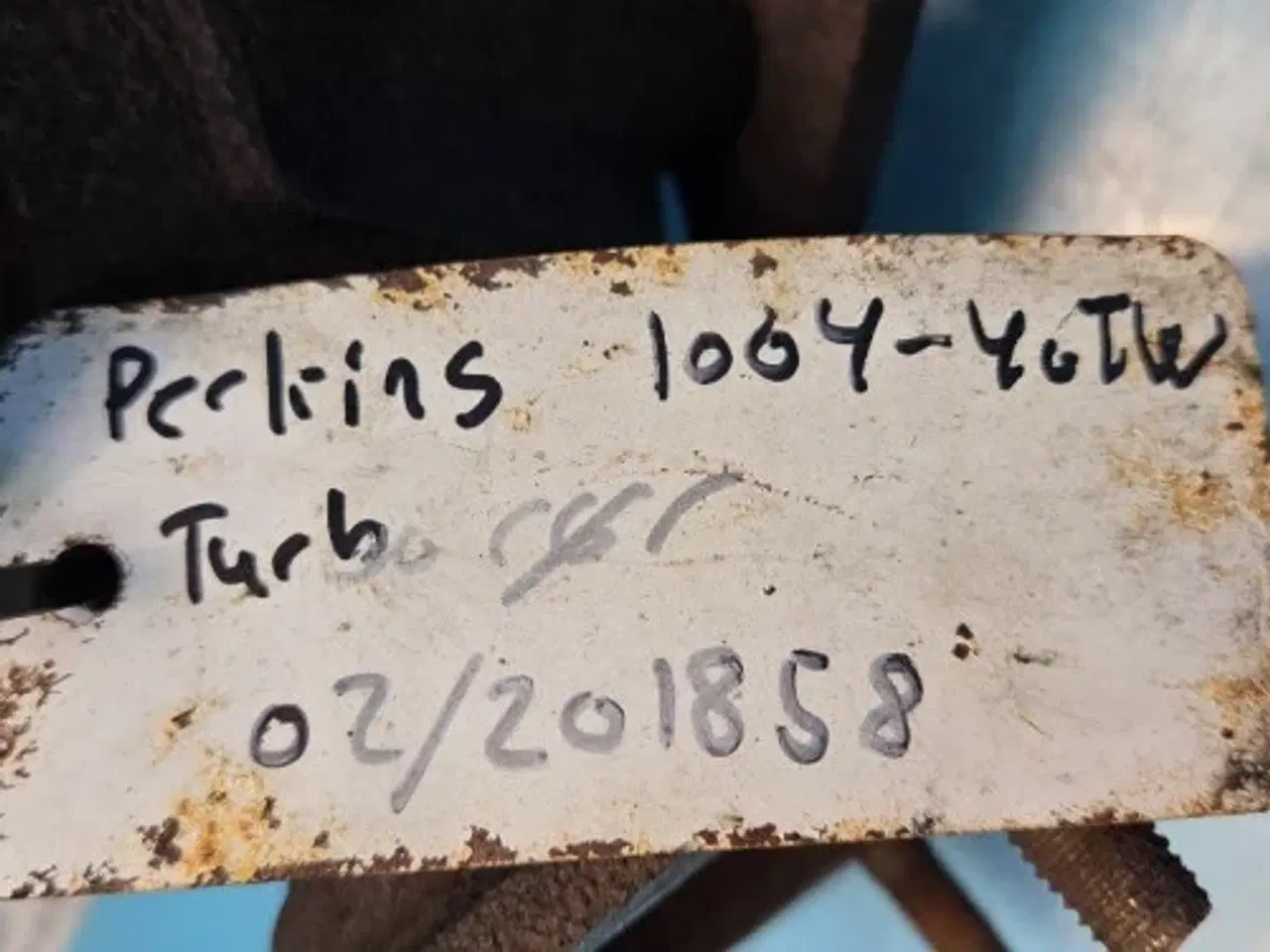Billede 2 - Perkins 1004-40TW Turbo Rør 02/201858