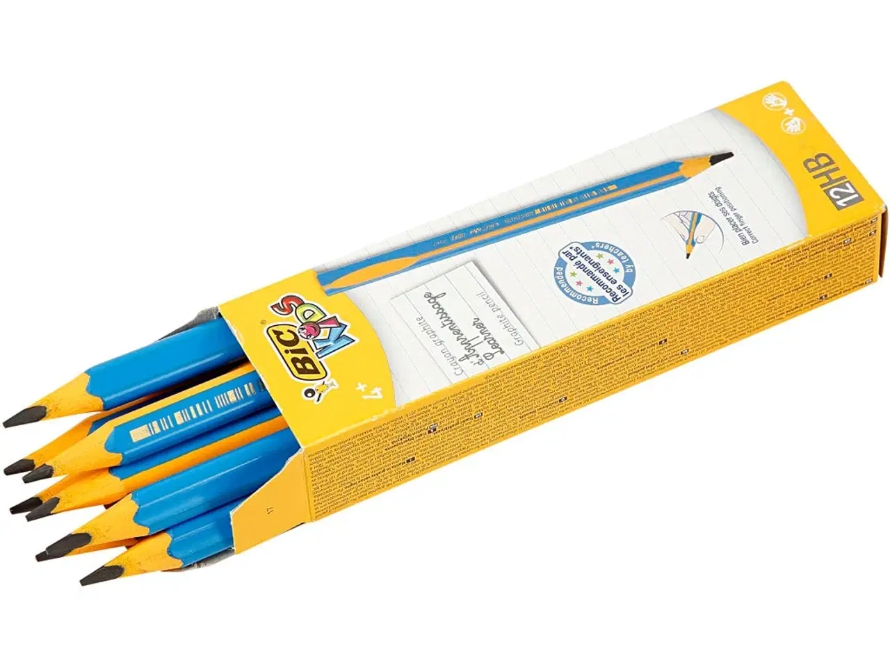 Billede 1 - BIC Begynderblyanter, 12 stk. - Ergonomisk og sikker