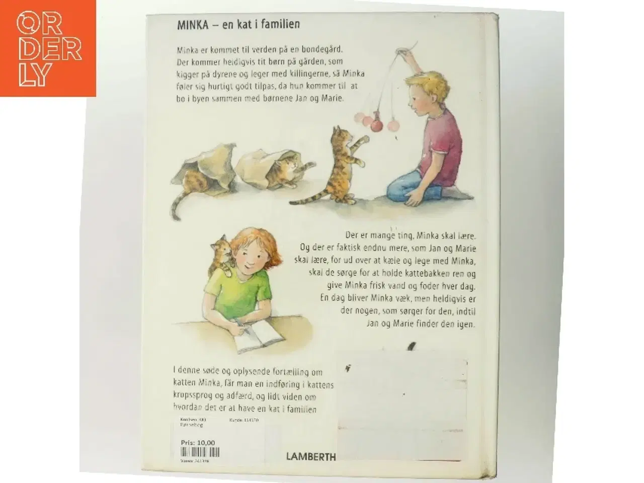 Billede 3 - Minka - en kat i familien af Anne Møller (Bog)