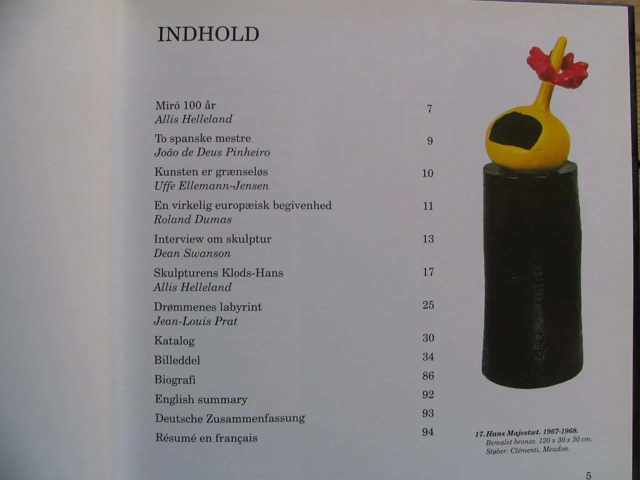 Billede 2 - Allis Helleland (red.). Miró Skulpturer