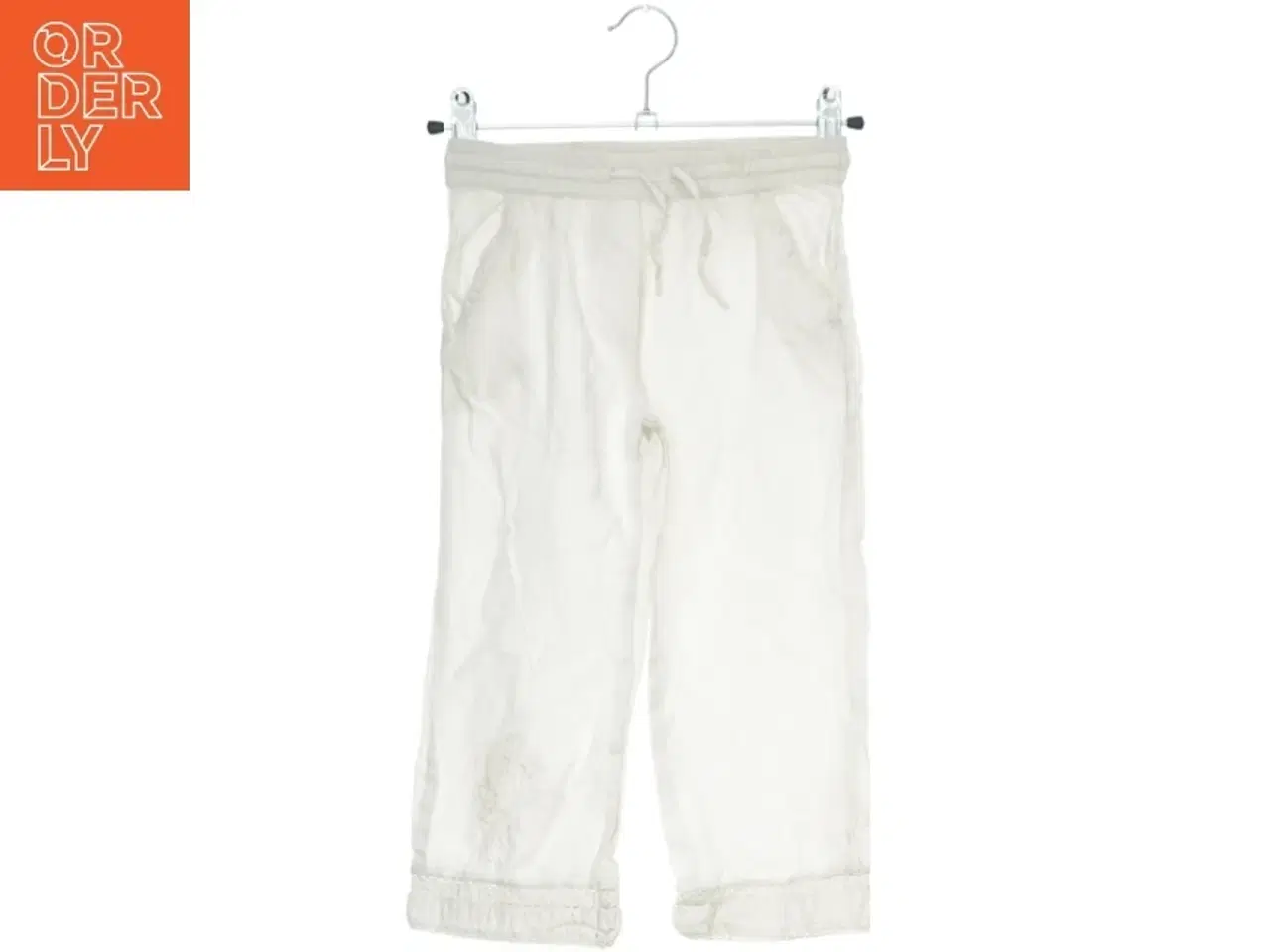 Billede 1 - Hvide bukser til børn fra Pretty Sille (str. 128)