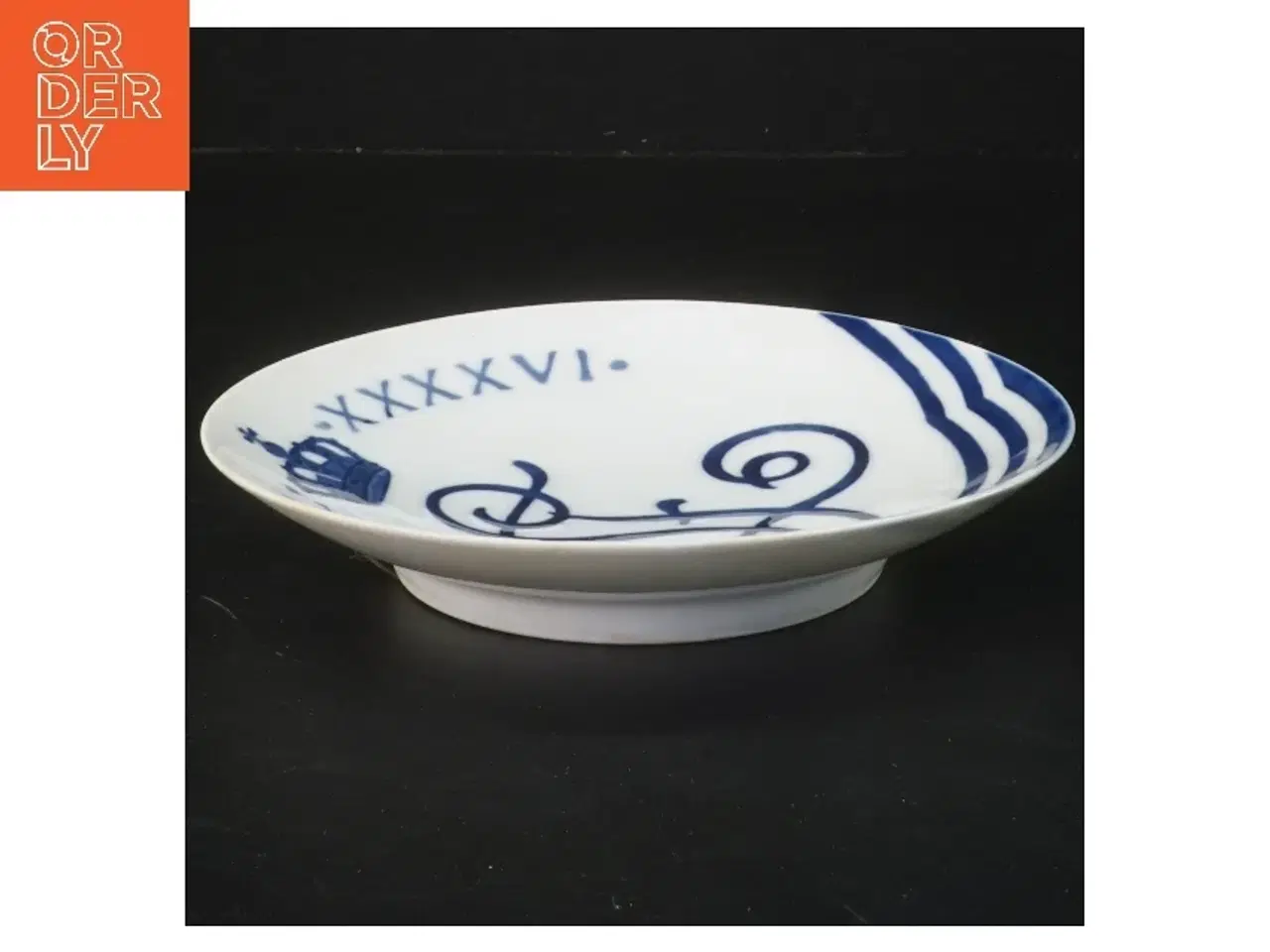 Billede 2 - Porcelænstallerken med kongekrone fra Royal Copenhagen (str. Ø 17,5 cm)