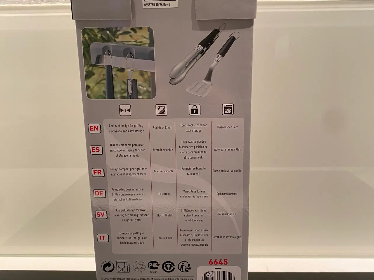 Billede 3 - WEBER Grill tangsæt - 2 dele Spritnyt i emballage