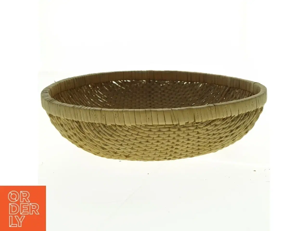 Billede 1 - Stor Fletkurv (str. Diameter, 31 cm h 8 cm)