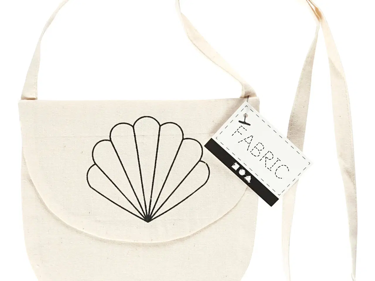 Billede 1 - Muslingedesign Skuldertaske i 100% Bomuld