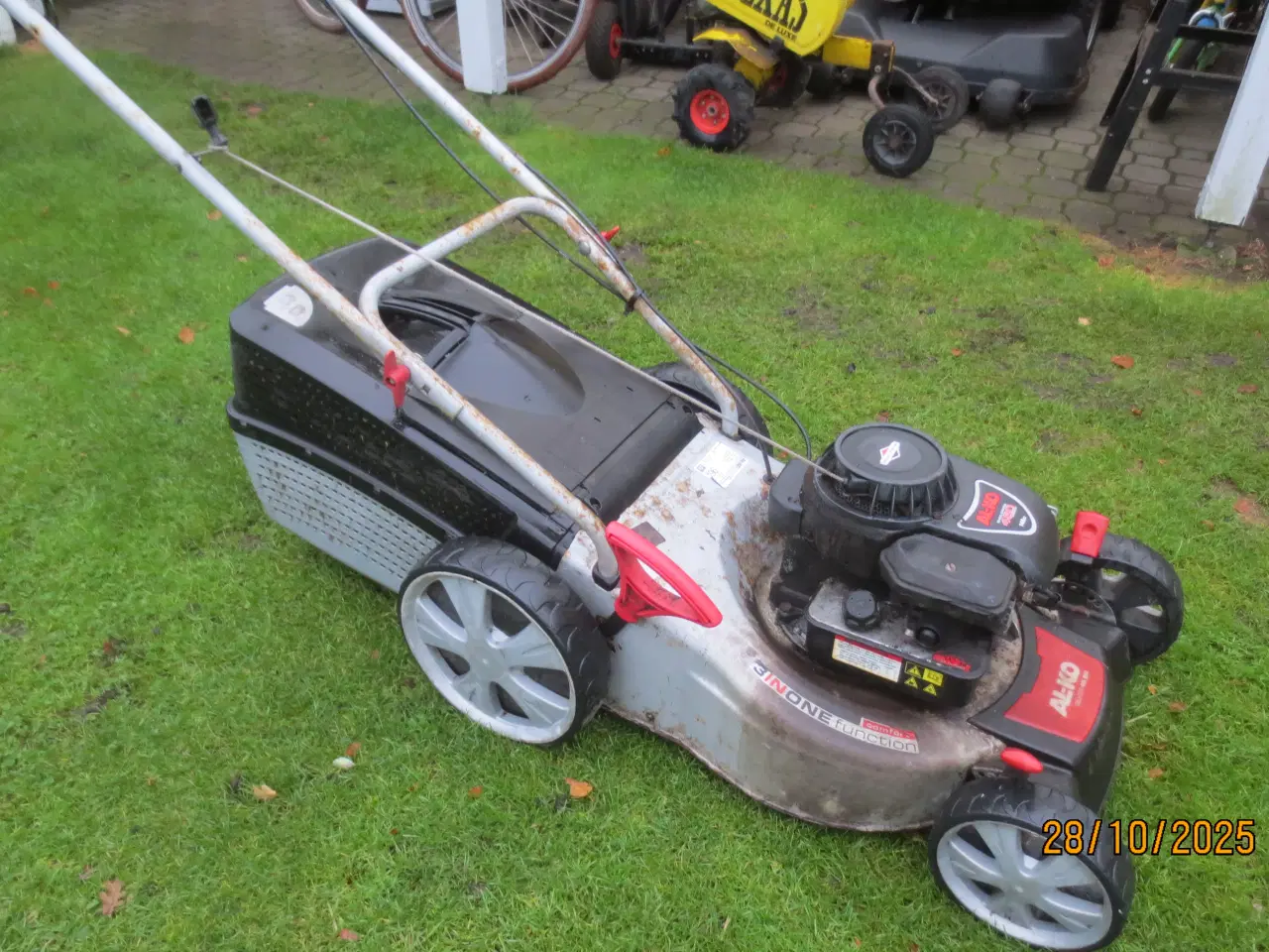 Billede 4 - 1 stk AL-KO Rotorklipper med opsamler