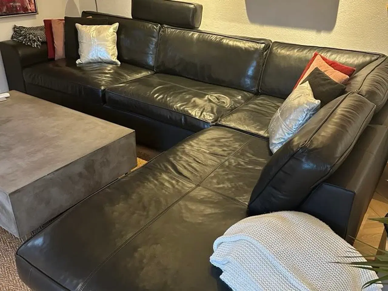 Billede 3 - Lædersofa