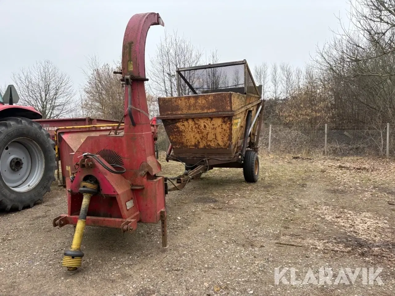 Billede 1 - Flishugger Lindana 270 med højtip vogn til