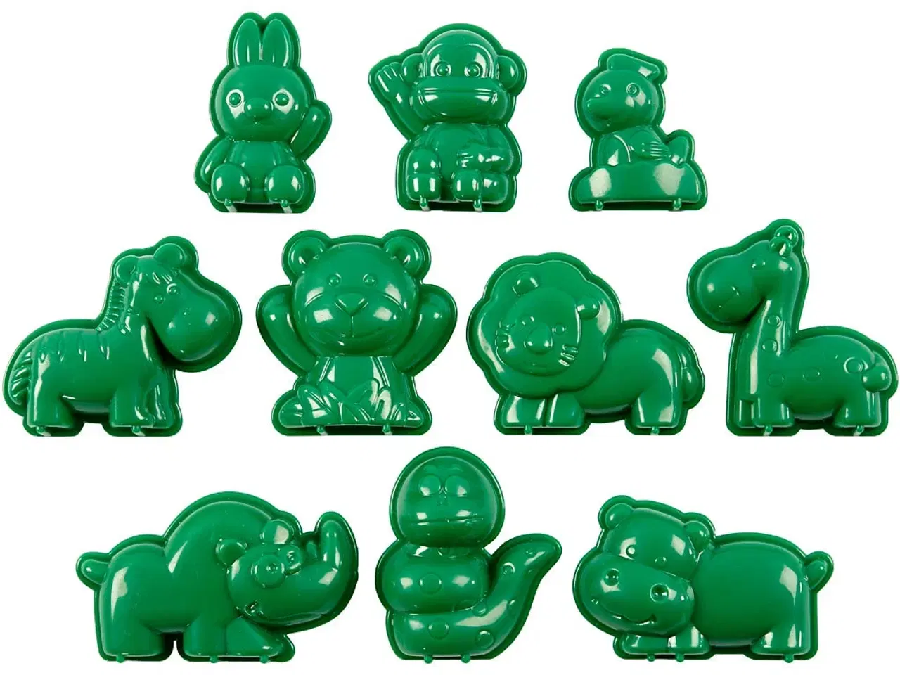 Billede 1 - Sandforme, dyr, str. 4-7 cm, 10stk./ 1 pk.