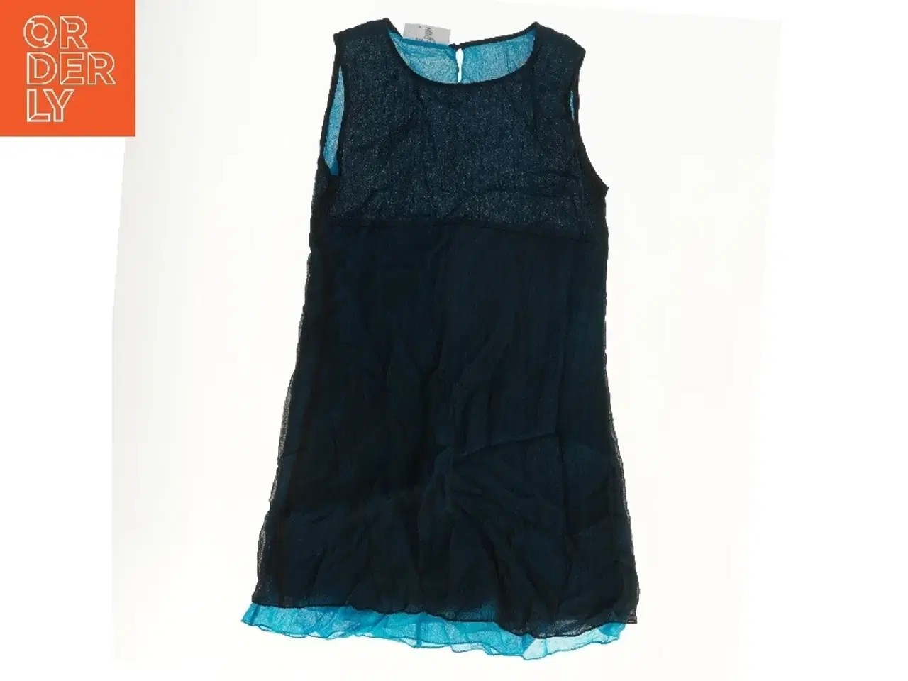 Billede 1 - Ærmeløs blå kjole fra Cdept Hennes & Mauritz (str. 164)