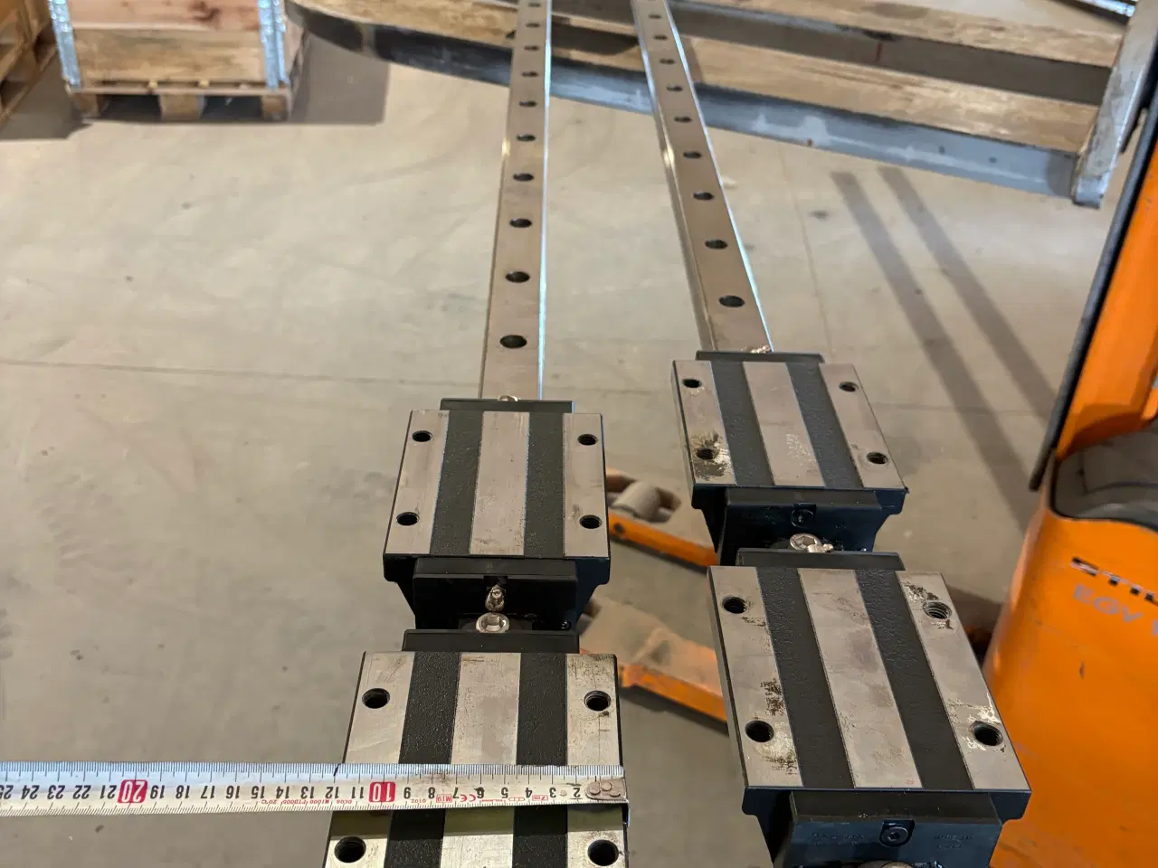 Billede 4 - 4000mm lineære føringer med vogne 