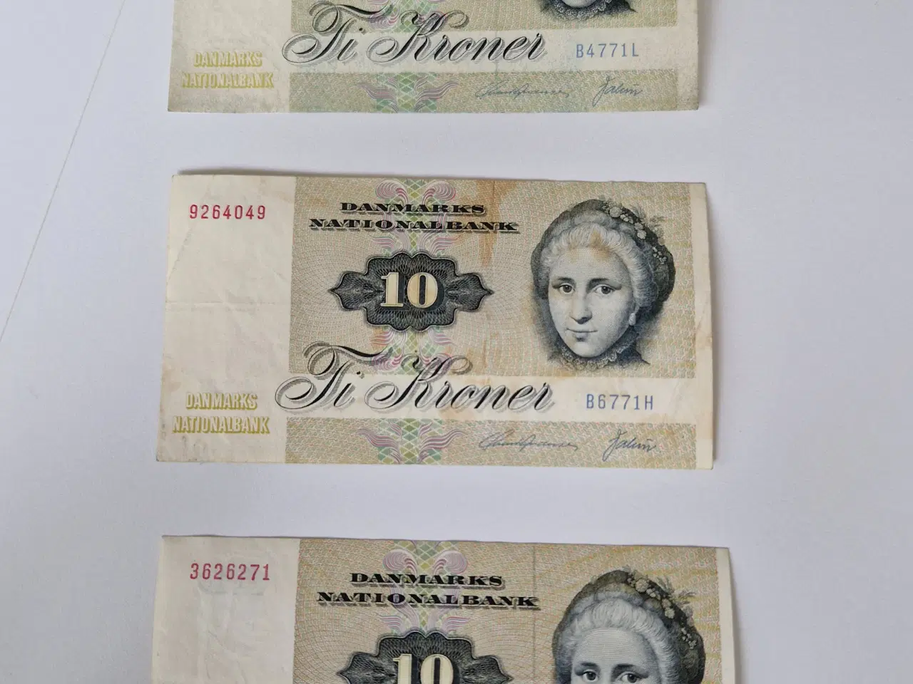 Billede 4 - Danske 10kr sedler 