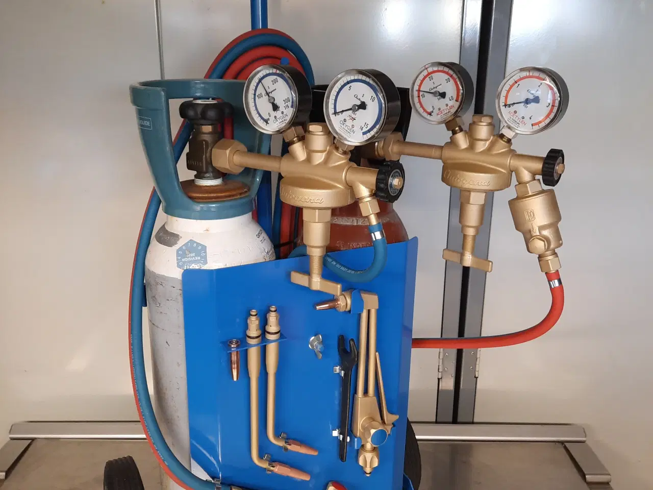 Billede 5 - ilt og gas sæt/Skærebrændersæt Autogena Portafix