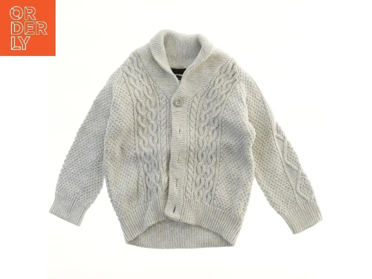 Billede 1 - Strikcardigan med kabelmønster fra Next (str. 104)