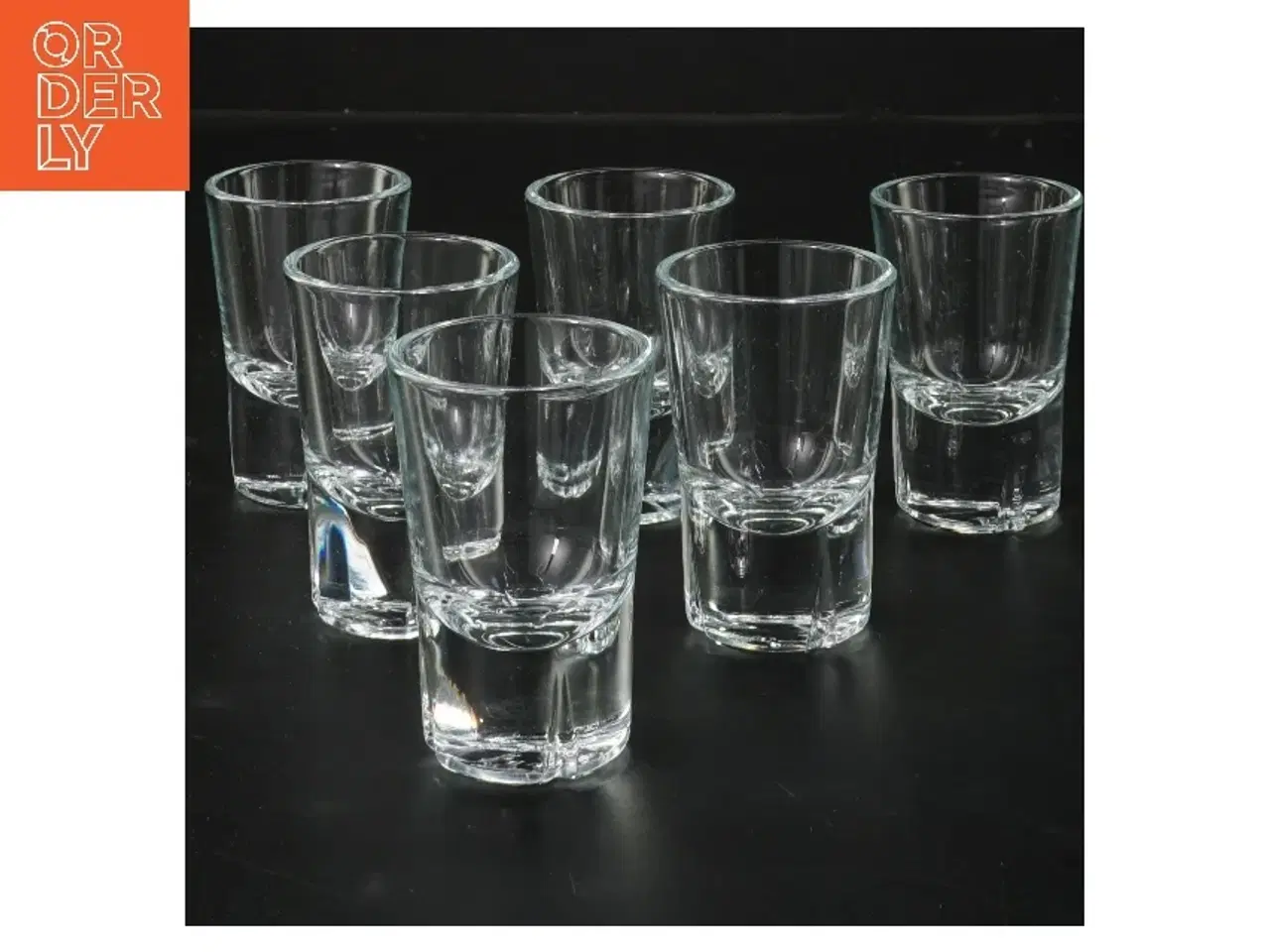 Billede 1 - Sæt med 6 shotglas (str. 6 stk Ø 5 cm længde 7,5 cm)
