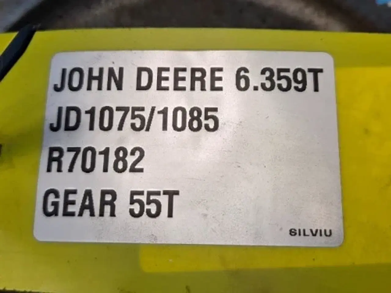 Billede 2 - John Deere 6359T Tandhjul R70182