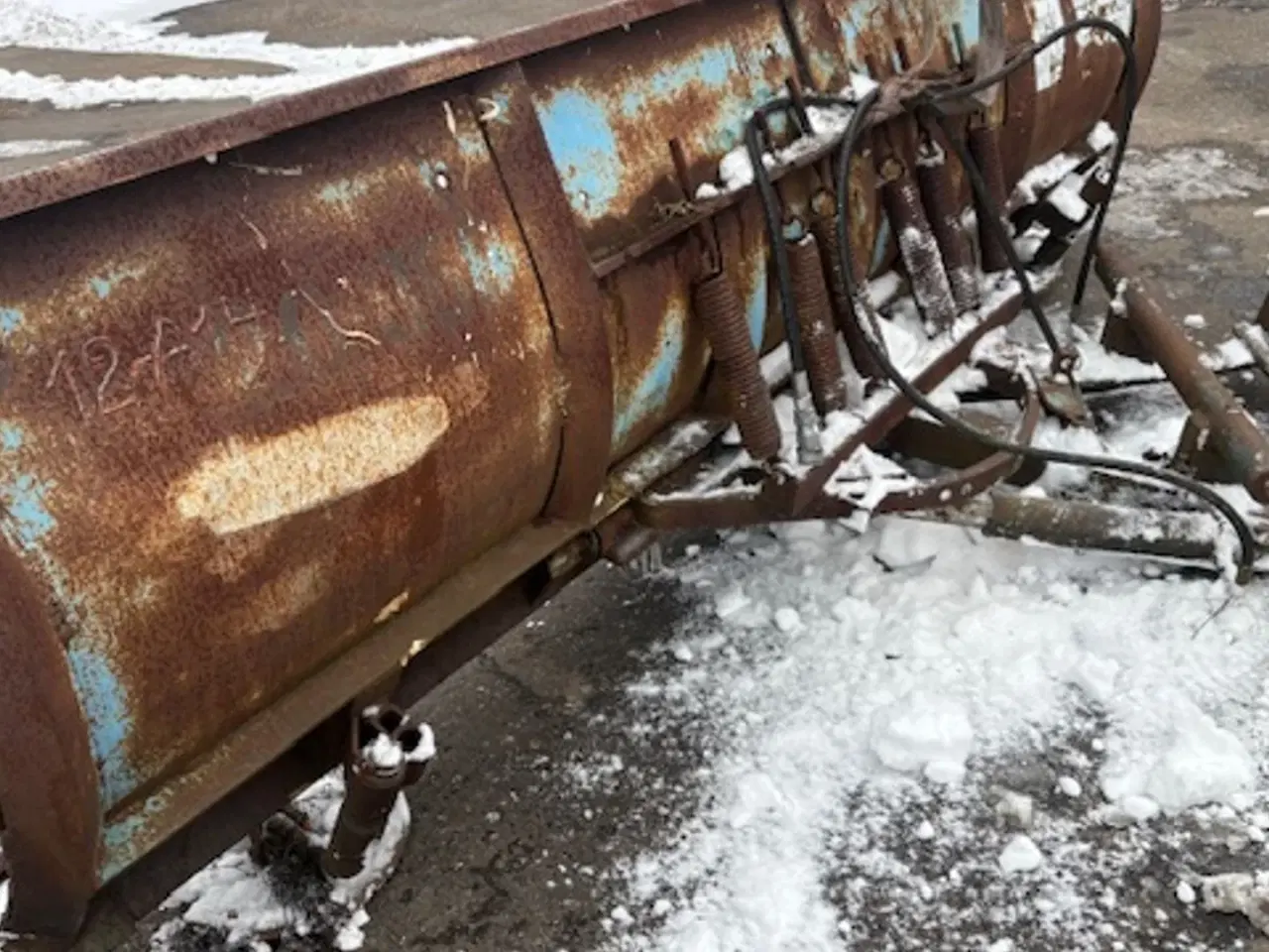 Billede 5 - Ukurant SNEPLOV 3M SKRÅPLOV MED HYDRAULIKS MSIDEREGULERING OG KANTSIKRING