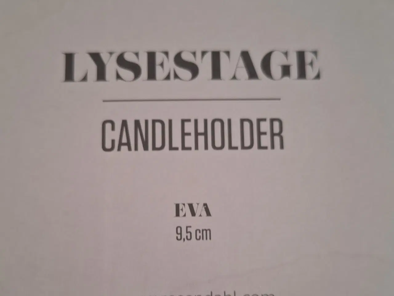 Billede 2 - Wiinblad lysestage EVA 