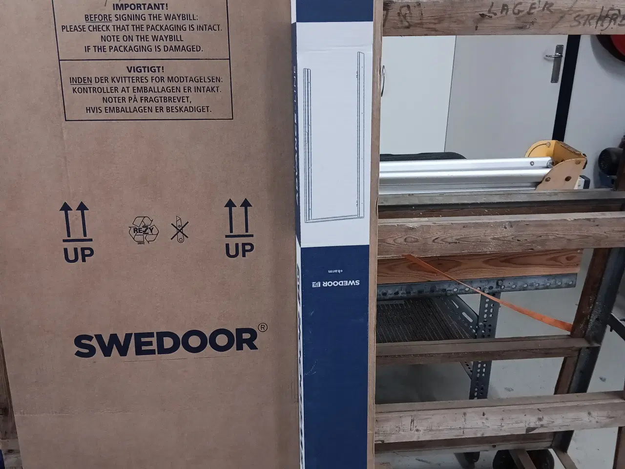 Billede 1 - Swedoor skydedør 72,5x204