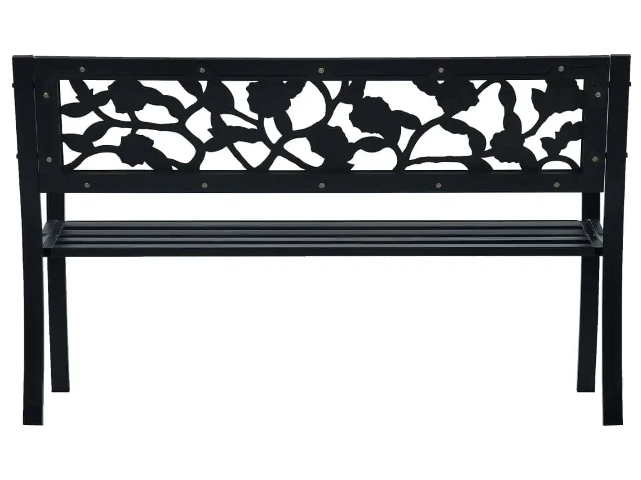 Billede 4 - Havebænk 125 cm stål sort