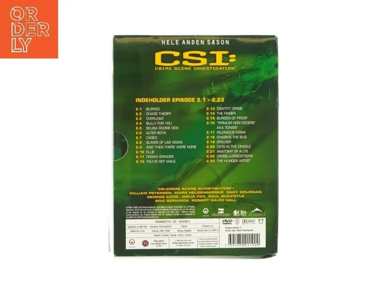 Billede 2 - CSI, sæson 2 (DVD)