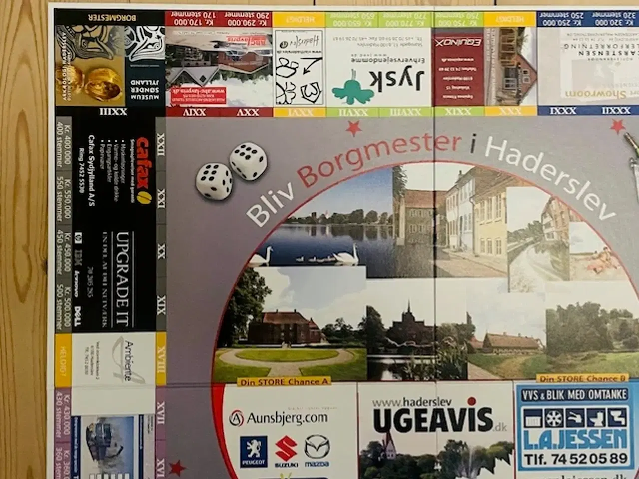 Billede 6 - Brætspil "Bliv borgmester i din by - Haderslev"